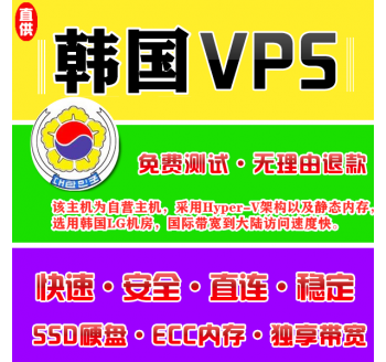 韩国VPS推荐8912M购买，搜索引擎首页推广技术